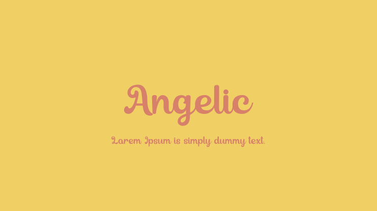 Angelic Font