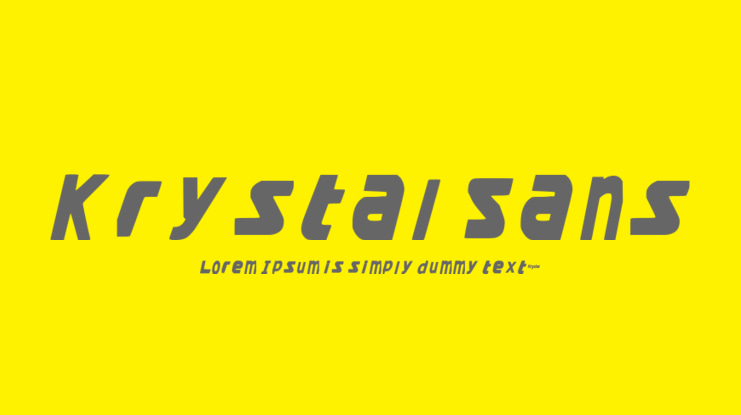 Krystal Sans Font