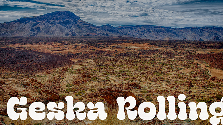 Geska Rolling Font