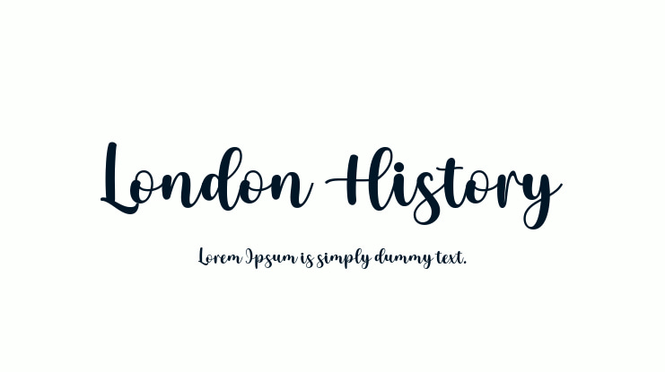 London History Font