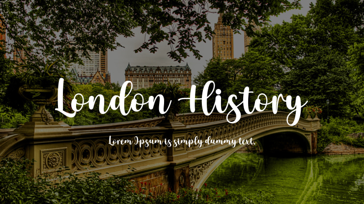 London History Font