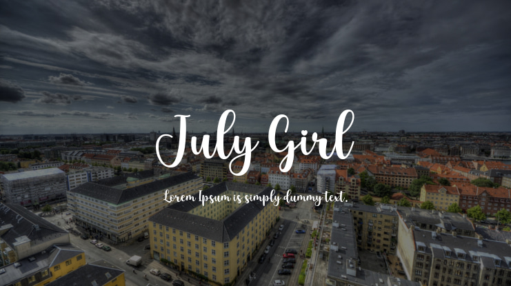 July Girl Font