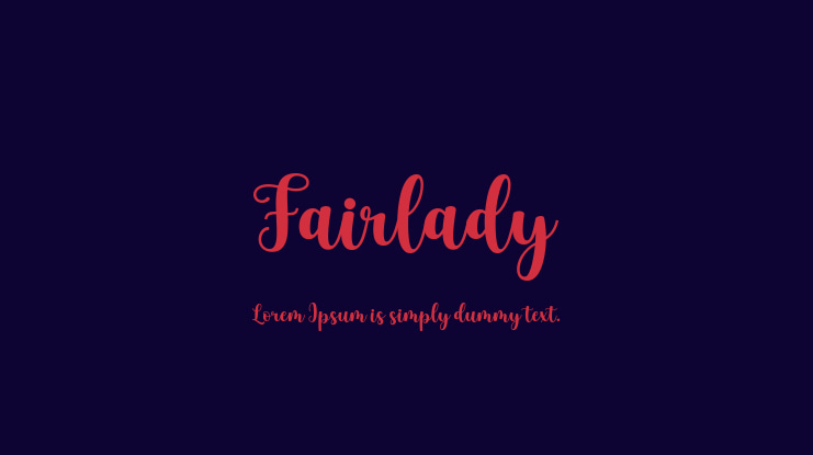 Fairlady Font