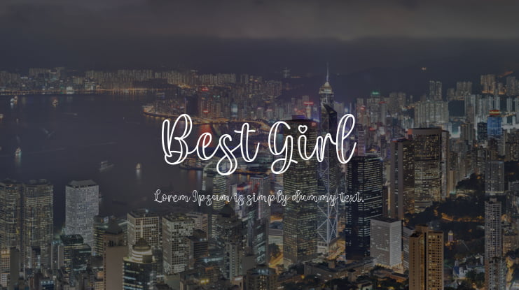 Best Girl Font
