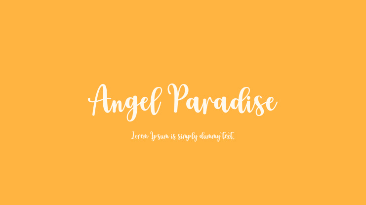 Angel Paradise Font