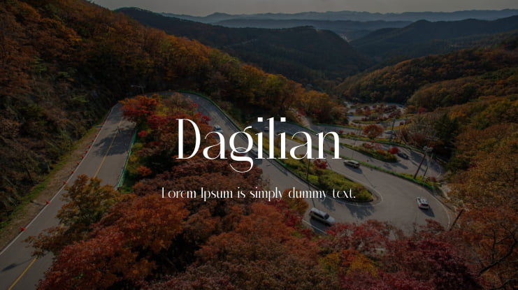 Dagilian Font