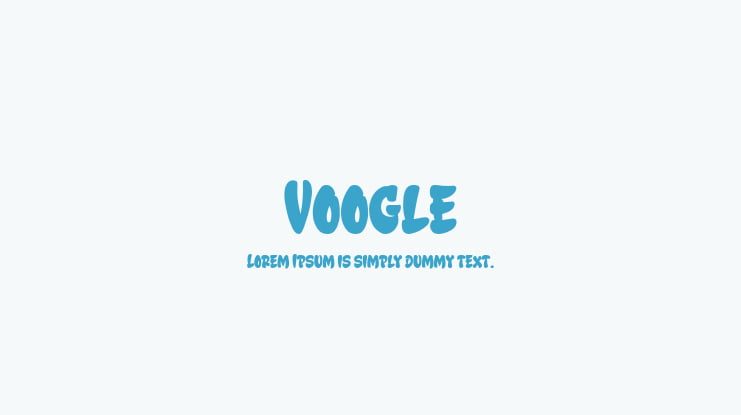 Voogle Font Family