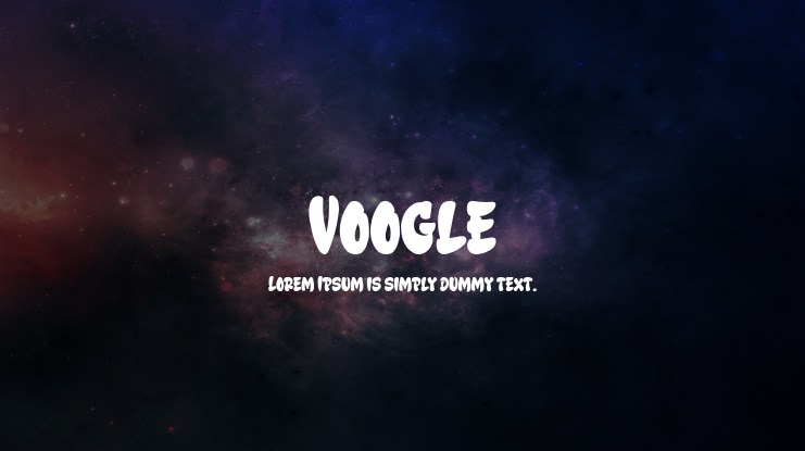 Voogle Font Family