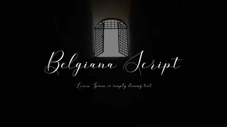 Belgiana Script Font