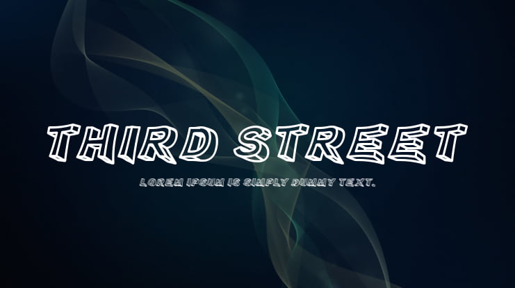 Third Street Font Family