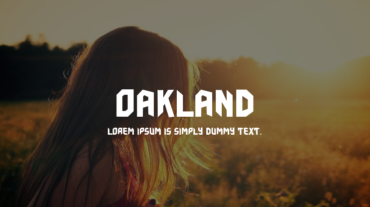 Oakland Font