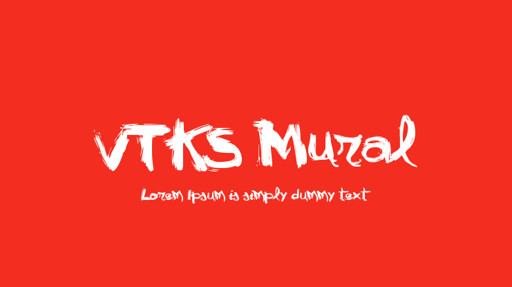 VTKS Mural Font