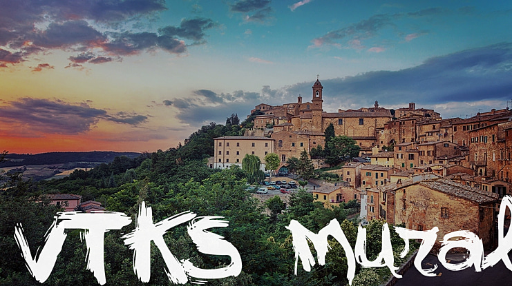 VTKS Mural Font