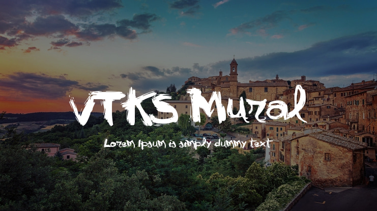 VTKS Mural Font