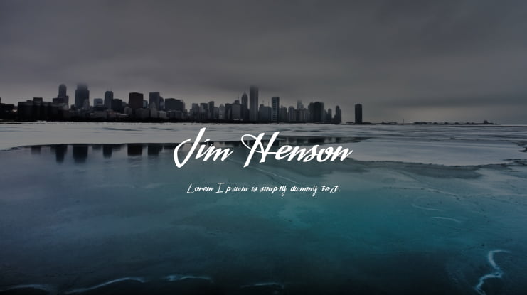 Jim Henson Font
