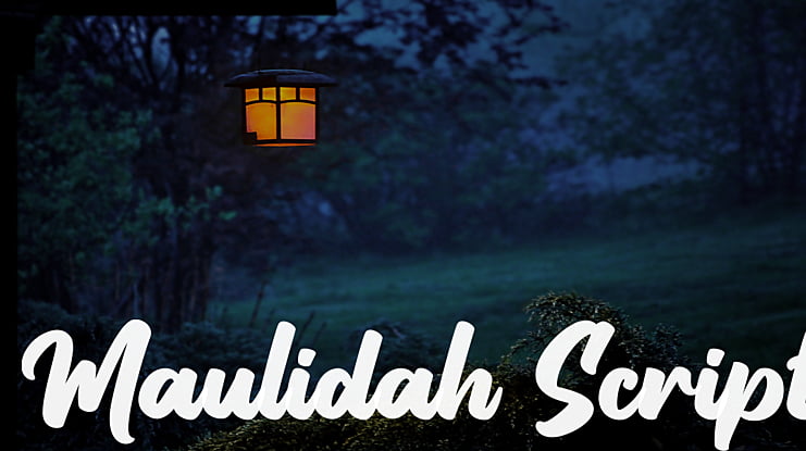 Maulidah Script Font