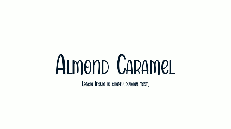 Almond Caramel Font