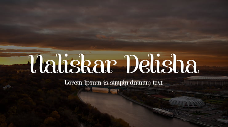 Haliskar Delisha Font