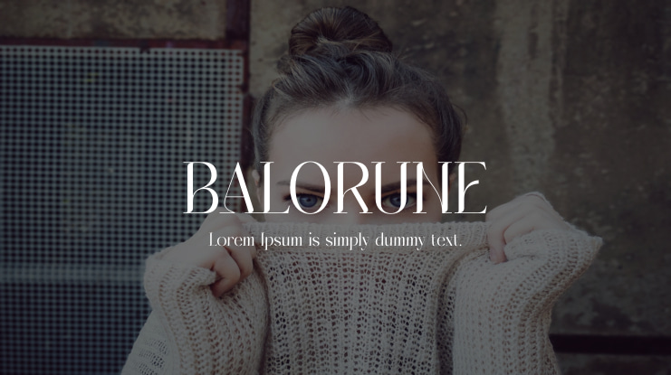 BALORUNE Font