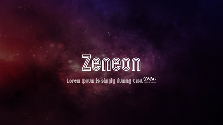 Zeneon Font