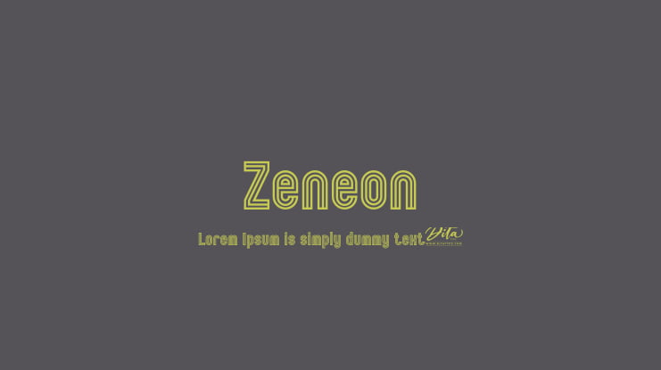 Zeneon Font