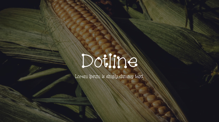Dotline Font
