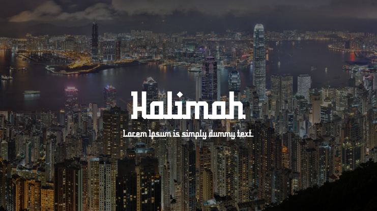 Halimah Font