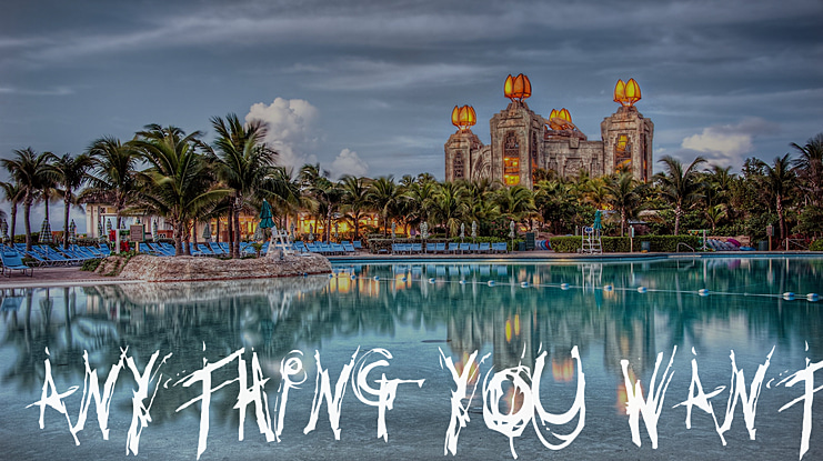 Anything you want Font