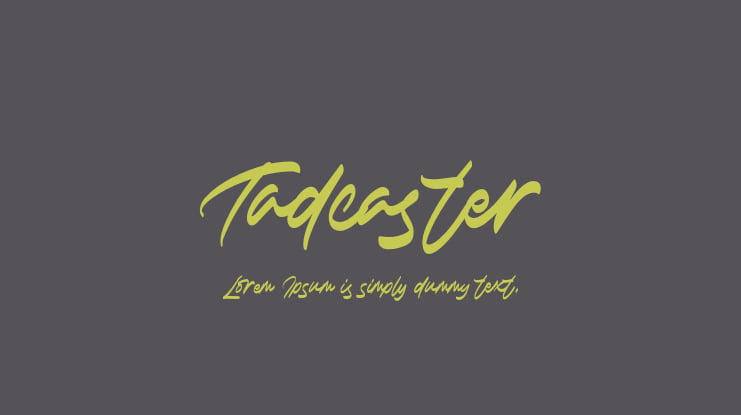 Tadcaster Font