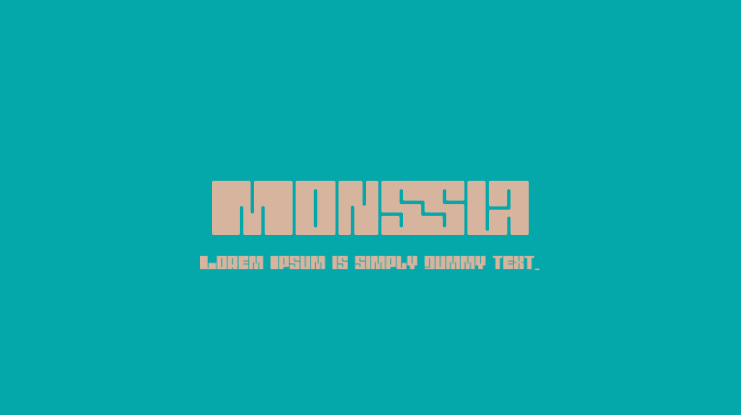 Monssla Font