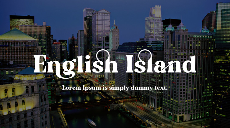 English Island Font