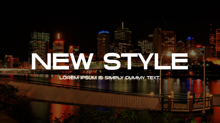 New Style Font