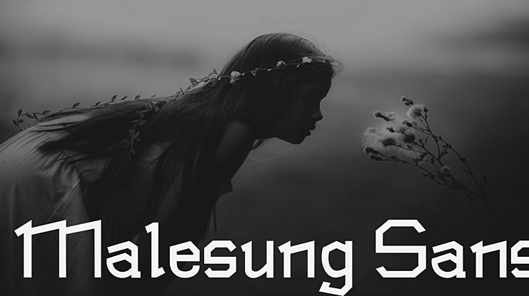 Malesung Sans Font