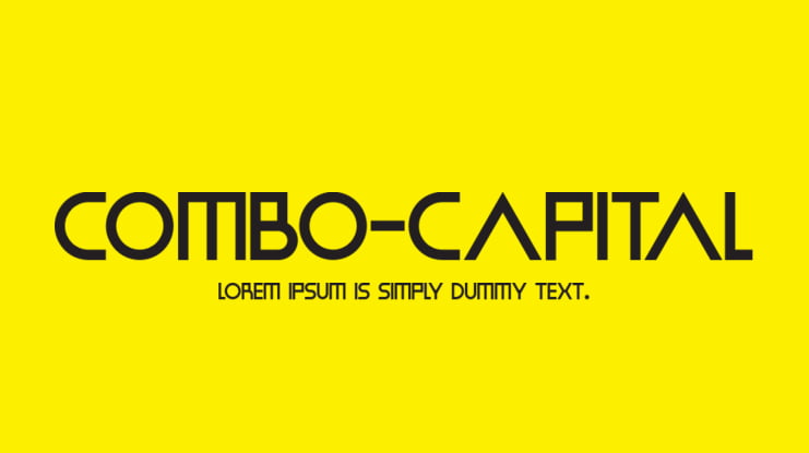 Combo-Capital Font