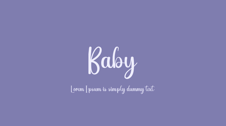 Baby Font