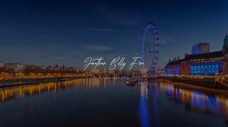 Jonathan Billy Free Font