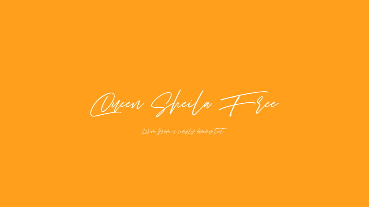 Queen Sheila Free Font