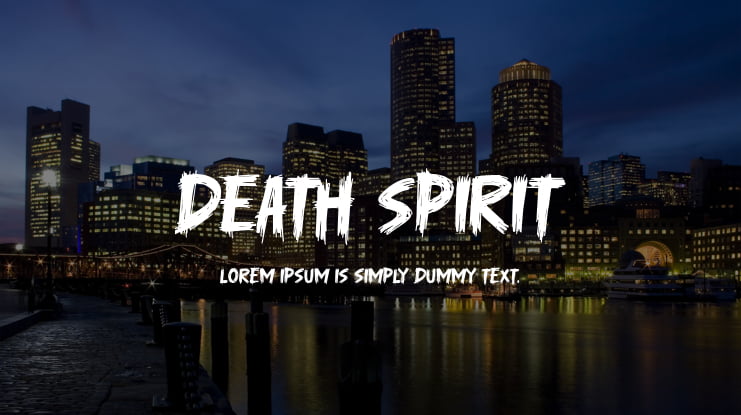 Death Spirit Font