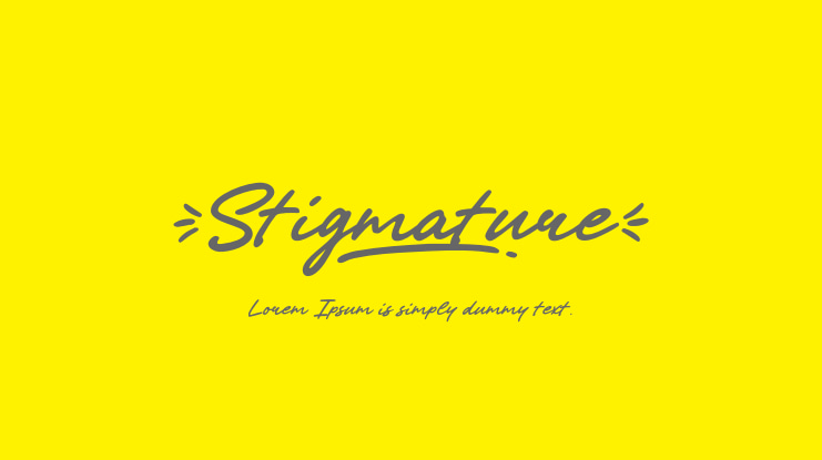 Stigmature Font
