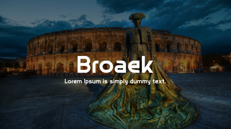 Broaek Font Family