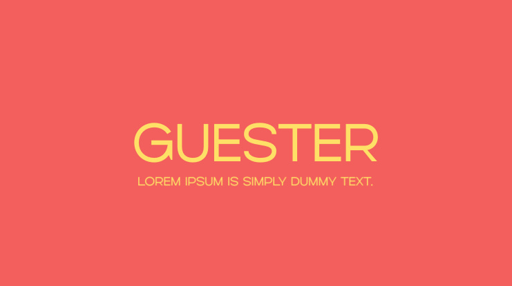 Guester Font