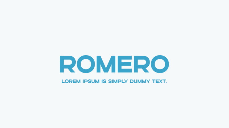 Romero Font