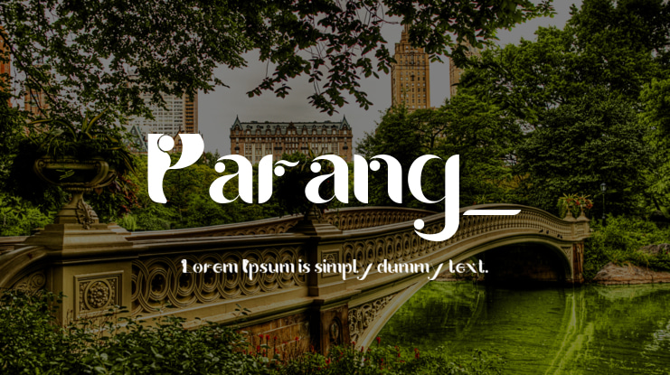 Parang_ Font