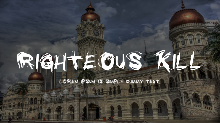 Righteous Kill Font Family