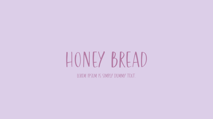Honey Bread Font