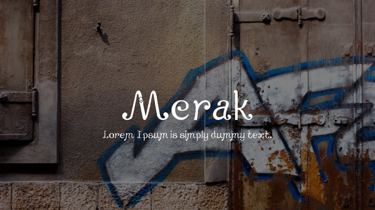 Merak Font
