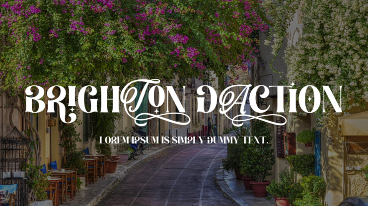 Brighton Daction Font