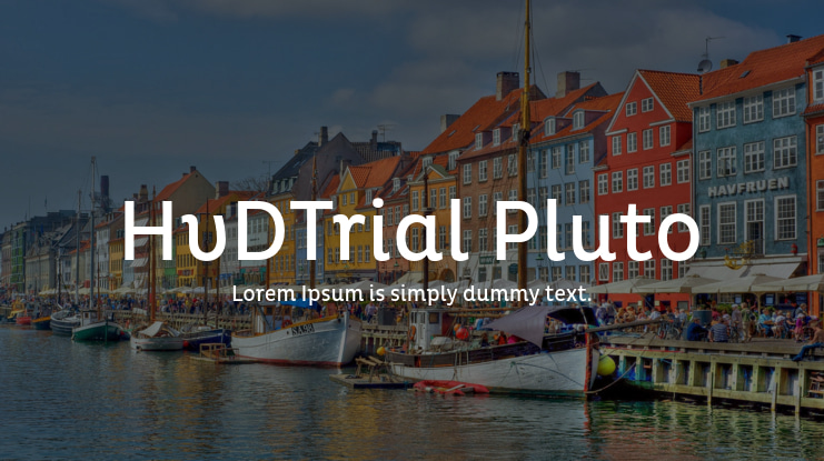HvDTrial Pluto Font Family