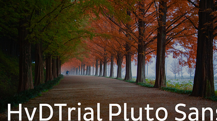 HvDTrial Pluto Sans Font Family