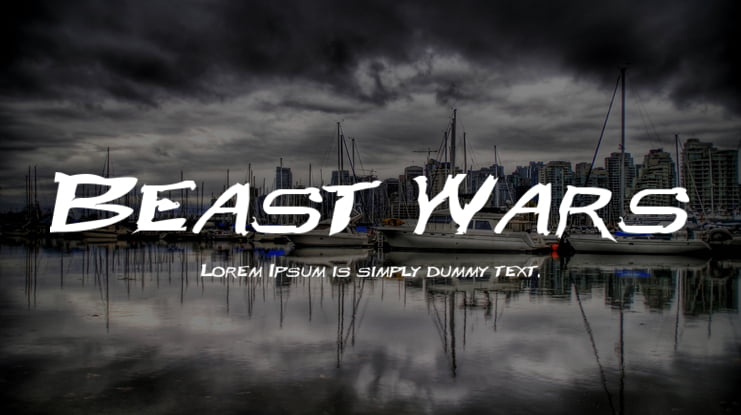 Beast Wars Font